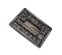 Generico 20pcs Cinese Anello Puzzle Soluzione Intellettuale Nove Anello Fibbia Giocattoli Educativi