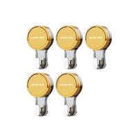 Generico 20PCS Suction Cup Hook Reusable Stronge Vacuum Bathroom Suction Cup Hooks Waterproof Towel Rack Clothes Hanger Hook Accessor(Yellow-5PCS)