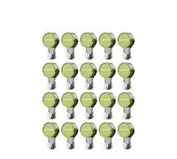 Generico 20PCS Suction Cup Hook Reusable Stronge Vacuum Bathroom Suction Cup Hooks Waterproof Towel Rack Clothes Hanger Hook Accessor(Green-20PCS)