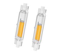 Generico 20W Lampadina R7S LED 78mm Dimmerabile, Lampadine LED R7S 118mm 30W, lampadine sostituisce la lampadina alogena 200W/2000LM, AC 220-240V, Nessuno Sfarfallio,Cold light,2er Pack 78mm