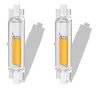 Generico 20W Lampadina R7S LED 78mm Dimmerabile, lampadine sostituisce la lampadina alogena 200W/2000LM, 30W Lampadine LED R7S 118mm, AC 220-240V, Illuminazione Fascio 360°,Cold light,2PCS 78mm 20W