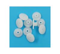 Generico 24082B 0.5M Ingranaggio 13mm Diametro 24 Denti 8 Denti Pom Pignone in Plastica Parti Ruote 10 pz/Lotto