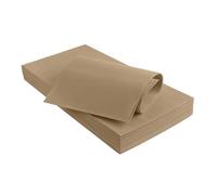 Generico 25 Tovaglie in TNT Tessuto Non Tessuto Misura 100x100cm COPRIMACCHIA 50gr m/q Ideali per la ristorazione sagre feste vari colori (Sabbia Scuro)