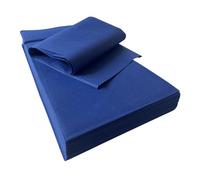 Generico 25 Tovaglie in TNT Tessuto Non Tessuto Misura 120x120cm COPRIMACCHIA 50gr m/q Ideali per la ristorazione sagre feste vari colori (Blu)