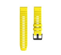 Genérico 26mm 22mm Band For Fenix 6X/6X Pro/5/3 Soft Silicone Strap For Fenix 6/6 Pro/5X/5 Plus Watchband Bracelet(Yellow,22mm-Fenix 6 6Pro)