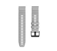 Genérico 26mm 22mm Band For Fenix 6X/6X Pro/5/3 Soft Silicone Strap For Fenix 6/6 Pro/5X/5 Plus Watchband Bracelet(Grey,22mm-Fenix 6 6Pro)
