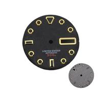 Generico 29.5mm/32.5mm 3 occhi quadrante dell'orologio marcatori sottili adatti for cronografo VK63 movimento al quarzo verde lume custodia parti mod(B)