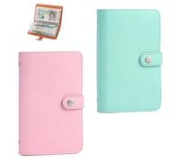 Generico 2PC Organizer Economico da 100 Buste - Raccoglitore Impermeabile for Risparmiare Denaro, Elegante Portafoglio for Risparmiare Denaro, Entrambi i Lati Possono Essere Utilizzati