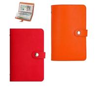 Generico 2PC Organizer Economico da 100 Buste - Raccoglitore Impermeabile for Risparmiare Denaro, Elegante Portafoglio for Risparmiare Denaro, Entrambi i Lati Possono Essere Utilizzati