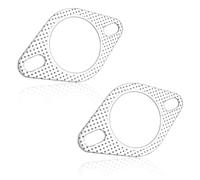Generico 2PCS 2"" Car Exhaust Gasket with 2-Bolt,Replaces OEM#120-06310-0002 Exhaust Manifold Gasket,Exhaust Flange Gasket Car Accessories Made of High Temp Gasket Material (2.5 lnch)