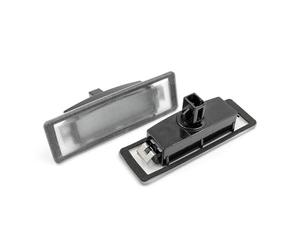 Generico 2pcs Bianco Led Numero Di Licenza Luce Per Kia Per Sportage 2017-2022 Per Optima Per Anima Per Cadenza Canbus Lampada Coda Freccia Specchietto Laterale
