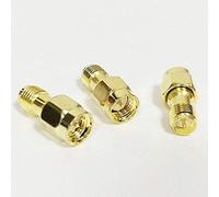 Generico 2PCS Full Copper SMA Female to SMA Male Connector Adapter