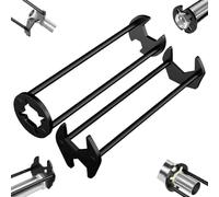 Generico 2pcs Multifunctional Sink Wrench,Four-jaw Hex Wrench,Tight Spaces Maintenance Installation Removal Faucet Tools,Under Basin Pipe & Angle Valve Repair Plumbing Tools,for Kitchen Bathroom Home