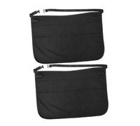 Generico 2pezzi Grembiule Intrecciato per Stilista Donna con Tasche Multipurpose e Cintura Regolabile per Conservare Attrezzi di Bellezza e Uso Professionale