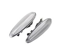 Generico 2x Indicatori Di Direzione Laterali Dinamici A LED Per Fiat Per Palio Per Albea Per Croma II Per Bravo Per Marea Specchietto Laterale Indicatore Di Direzione(Crystal)