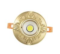 Generico 3/5/7/10W Downlight 3000,6000K Selectable Spotlight COB/LED Recessed Ceiling Light for Kitchen Hallway Dining Room(Downlight(A/10W),Warm light)
