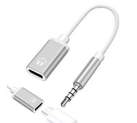 Generico 3.5mm Female Headphone Jack Adapter User-Friendly Answering Calls