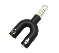 Generico 3.5mm Splitter U Type Headset Adapter headphone splitter
