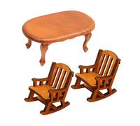 Generico 3 Elegante Tavolo da e Legno per Casa delle Accessori Vintage per Scene Fotografiche e Video Brevi