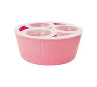 Generico 3 Hole Hydroponic Planter - Flower Pots | Compact Container with Planting Functions, ABS Synthetic Pot with Indoor Gardening, Garden Apparel, Decorative Planter for Backyard