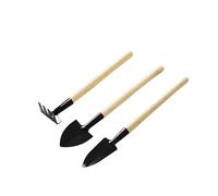 Generico 3 Mini Attrezzi da Giardino, Una Piccola Pala for Piante in Vaso e for allentare Il Terreno in vasi Fiori Coltivare Verdure(Thin Handle)