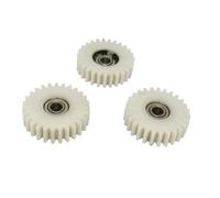 Generico 3 Pezzi 27T 28T 31T 36 Denti ingranaggio in Nylon for Auto elettrica al Litio Motore for Auto Pieghevole Bicicletta elettrica(27 Teeth 606 Bearing)