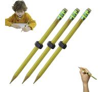 Generico 3 Pezzi ADHD Fidget Matitas, Matitas Filettata Fidget ADHD Con Dado Per Bambini, Matite Fidgets Sensoriali A Spirales, Strumento Penna Antistress Per Adulti, Bambini Scuola Ufficio Casa