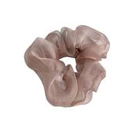 Generico 3 pezzi di anelli per capelli a rete per intestino crasso, punti floreali, accessori per capelli con fascia elastica per la testa(Pink)