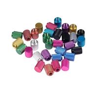 Generico 3 pezzi M3 M4 M5 M6 in alluminio anodizzato con dadi zigrinati e manopola rotonda(Golden,M6-3pcs)