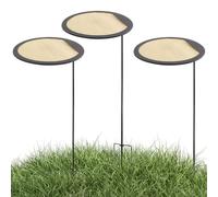 Generico 3 Pezzi Ombrello Parasole per Piante, Regolabile Pianta Ombrellone, Ombrello Sole Anti UV per Piante in Vaso, Giardino, Ortaggi, Fiori, Terrazze, Verande, 30.5×40/99 Cm