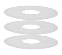 Generico 3 Pezzi Strumento Ergonomico per Creazione Fiore in Nastro in Plastica Bianca, Tecnologia Professionale Piegatura, per Designer in Movimento e Bouquet