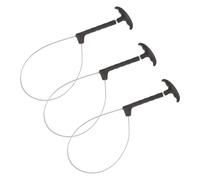 Generico 3 Pezzi Strumento per Cattura Suini in Plastica e Acciaio Inox, Facile da Usare, la Gestione Umana del Bestiame in Allevamenti Suini e Attrezzature Agricole