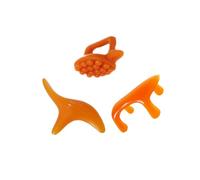 Generico 3 Pz strumento raschiante per massaggi martello coppettazione tenuto in mano piroscafo facciale corpo kit massaggi schiena massaggia schiena piatti in resina strumento di massaggio