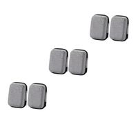 Generico 3 Set Custodia Multifunzionale Elettronico Custodia Per Microfono Batteria Etichetta Borse Borsa Memoria Del Microfono Custodia Per Chitarra Senza Fili Cavo Grey Eva 2 Pezzi * 3