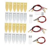Generico 3 Set Di Materiali Sperimentali Per Batterie Di Frutta Orologio Di Patate Kit Scientifico Fai Da Te Per Batteria Di Frutta Diodo Luminoso Kit Scientifico Esperimento
