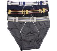 Generico 3 Slip Uomo BRIO Elastico Esterno Art Eros (Assortiti, TG.6)