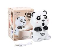 Generico 3 Speed Panda - Mini Food Fan, Portable USB Rechargeable Device