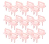 Generico 30 Pezzi Coperture per Prese Elettriche Protezione Sicurezza Ragazzo Ragazza Tappi in Pp Facili da Installare Design Rosa per Prese Domestiche