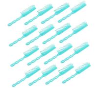 Generico 30 Pezzi pettine per massaggio dei shampoo riccio scrubber pettini per setola pettine per la cura del cuoio capelluto per la cura dei AbS Sky-blue