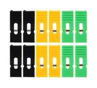 Generico 30 Pezzi Ponticelli Jumper per Circuito Stampato 2.54mm Passo, Tappo Corto Nero Verde Giallo, Connettori per Dispositivi Elettronici Fai da Te, Accessori per Disco Rigido e Dvd,
