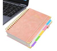 Generico 300 Pages Planner | Spiral Notebook College Ruled,B5 Lined Journal With Removable Divider For Teachers Students Note Taking School Work College Meeting Study