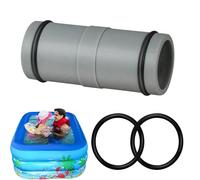 Generico 32mm Pool Hose Fitting, 1.25in Inflatable Pool Ĥose Straight Extension Fitting, T-Type Tee Ƒitting for Filter Pump, Universâl Replacement Connector Ƒor Any Brand Poõl Puмp, 1 Fitťing