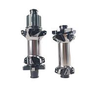 Generico 347g 36T Ratchet MTB Boost Mozzi 28H 6 Bulloni Freno A Disco Tirare Dritto Anteriore 110mm Posteriore 148mm Ruota Libera HG XD MS Con Cuscinetti TPI(Boost XD)