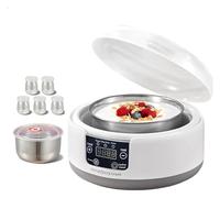 Generico 36 Hour Yogurt Maker, Probiotic Yogurt Maker with Temperature Control, 1.2L Multi-Function Electric Yogurt Machine,Automatic Digital LCD Display, with 5 Milk Dispensers