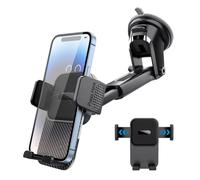 Generico 360 Degree Car Mount - Suction Phone Holder, Dashboard Stand with Secure Grip, Mobile Support, Auto Accessory, Navigation Aid for Keeping Phones Stable Visible During Driving Trips