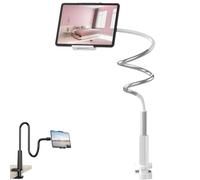 Generico 360-Degree Rotating Tablet & Phone Stand,Generisch Extra Long Gooseneck Mobile Phone Holder,Compatible for iPad iPhone Switch Samsung Galaxy Tabs Kindle Fire,More 4.7-13" Devices (White)
