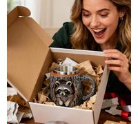 Generico 3D 330 Ml,Tazze Caffè Originali con Animali nella Tana | Tazze Riutilizzabili per Festa di Compleanno Libero del Weekend Collezione Personale Momenti di Relax a Casa Routine