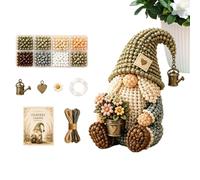 Generico 3D Beaded Gnome Craft Kit DIY Beaded Craft Kits with Instructions