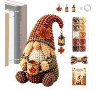 Generico 3D Beaded Gnome DIY Craft Kit | Beginner-Friendly DIY Bead Art Set | Relaxing Handmade Creative Craft Kit For Kids & Adults | Holiday Home Desk & Shelf Decoration Materials Ķit
