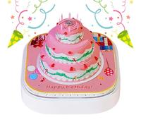 Generico 3d Calendar 2026-3d Panoramic Cake Calendar, Fun Cake Memo Pad Desktop Decoration | 3 D Tear Away Mini Desk Calendars For Thanksgiving Christmas Housewarming Desk Study Room Home